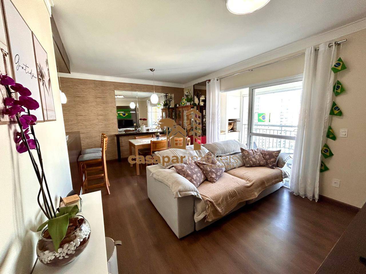 Apartamento para Locação com 96m², 3 Dormitórios, Sacada Gourmet e Lazer