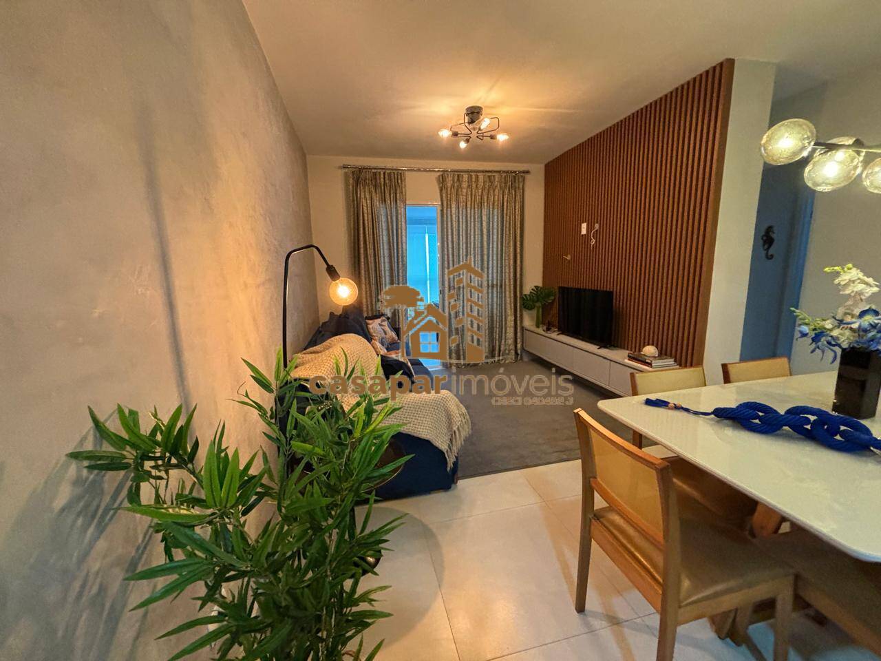 Apartamento à venda frente para o Mar com 88m², Mobiliado em Mongaguá