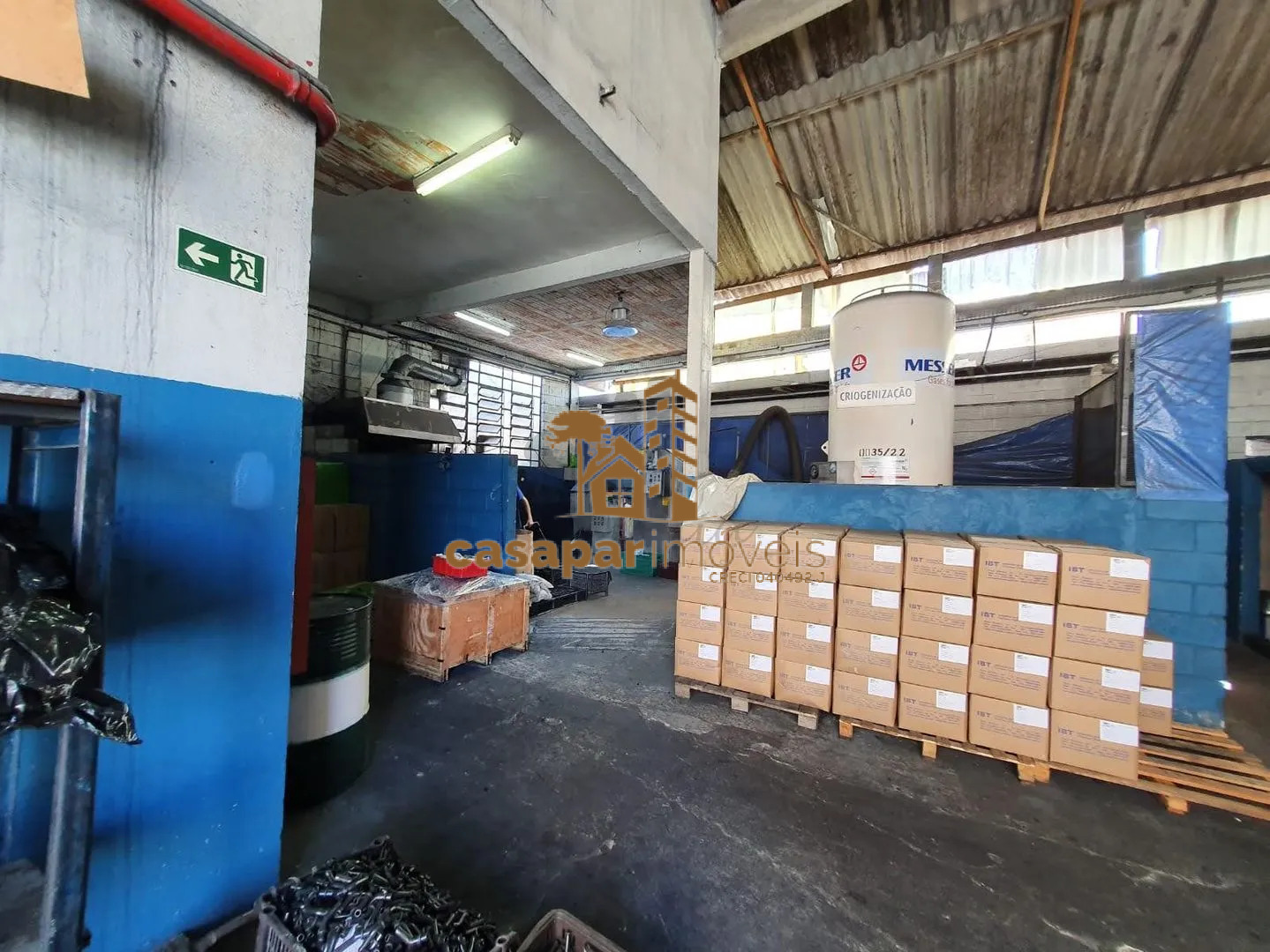 Galpão industrial à venda com 1.144m², e estruturado no Bairro Prosperidade